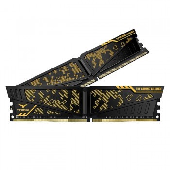 Team T-Force Vulcan TUF Gaming Alliance 16GB 2x8GB 3200MHz CL16 DDR4 Gaming Ram (TLTYD416G3200HC16CDC01)