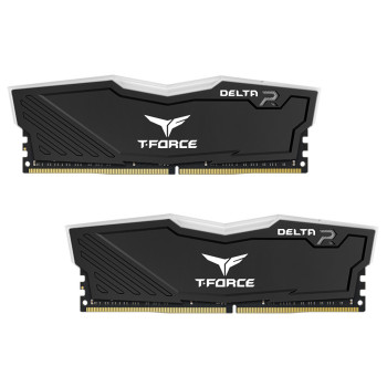 Team T-Force Delta RGB Black 16GB 2x8GB 3600MHz CL18 DDR4 Gaming Ram (TF3D416G3600HC18JDC01)